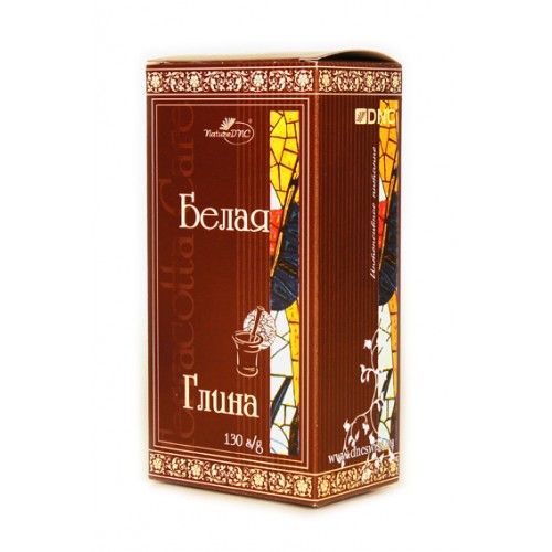 Изображение товара Глина белая днц косметика пачка 130г Глина белая днц косметика пачка 130г фотография