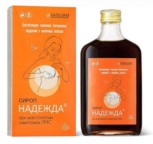 Изображение товара Сироп Надежда (при мастопатии) Сироп Надежда (при мастопатии) фотография