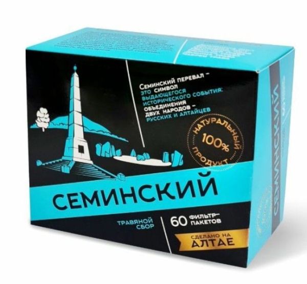 Изображение товара Сбор травяной Семинский Фарм-Продукт №60 Сбор травяной Семинский Фарм-Продукт №60 фотография