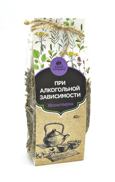 Изображение товара Фита Монастырка Противоалкогольный чайный напиток Алтай-Старвовер 40г Фита Монастырка Противоалкогольный чайный напиток Алтай-Старвовер 40г фотография