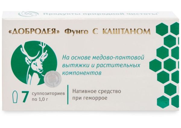 Изображение товара Добродея Фунго с каштаном средство для интимной гигиены (профилактика геморроя) №7 Сашера-Мед Добродея Фунго с каштаном средство для интимной гигиены (профилактика геморроя) №7 Сашера-Мед фотография