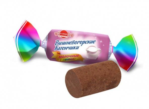 Изображение товара Конфеты батончики вишневогорские кремовые на фруктозе 160г Конфеты батончики вишневогорские кремовые на фруктозе 160г фотография