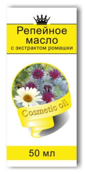 Изображение товара Масло репейное с ромашкой Сибирь Намедойл 50мл Масло репейное с ромашкой Сибирь Намедойл 50мл фотография