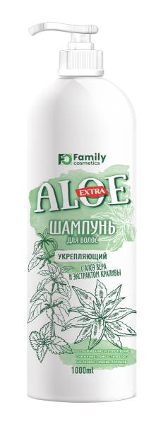 Вилсен Extra Aloe шампунь для волос Укрепляющий 1000мл фотография
