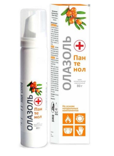 Изображение товара Олазоль+Пантенол Крем косметический аэрозоль 80 г Олазоль+Пантенол Крем косметический аэрозоль 80 г фотография